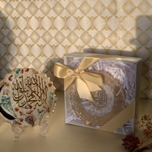 Pressed Flower Resin Kalima Plaque