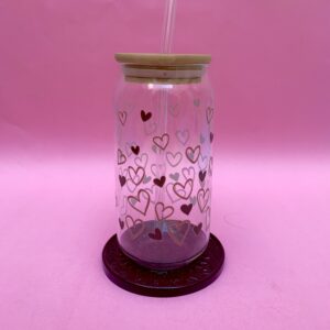 Heart Glass Can