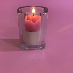 Mini Jar Rose Candle