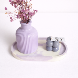 Lavender Bloom & Bubble Decor Set